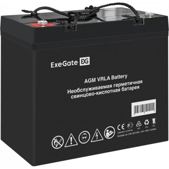 Аккумуляторная батарея EXEGATE DTM 12120L болт М8