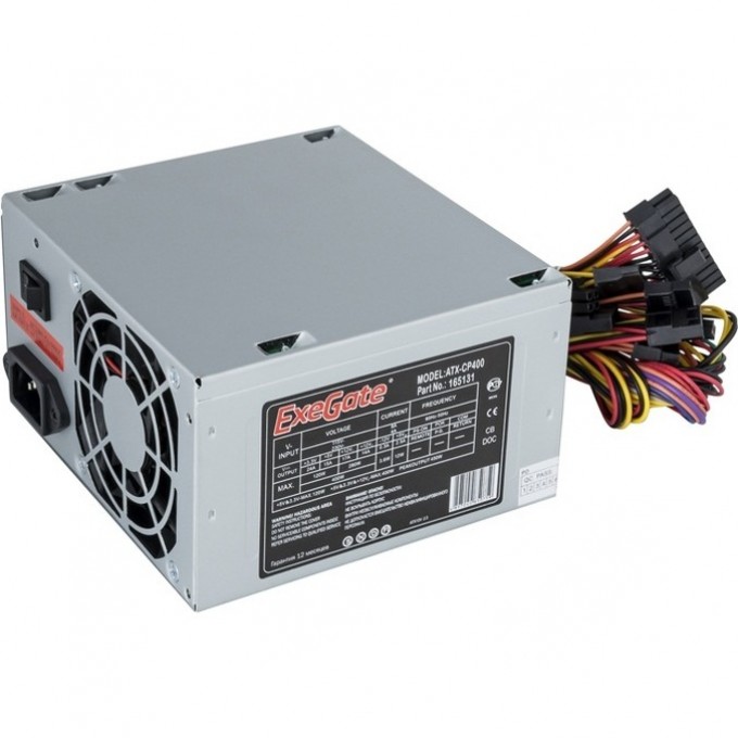 Блок питания 400W EXEGATE CP400 EX165131RUS Блок питания 400W EXEGATE CP400 EX165131RUS