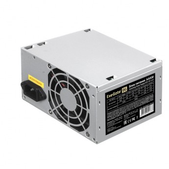 Блок питания 500W EXEGATE AA500, кабель 220V с защитой от выдергивания, EX256711RUS-S