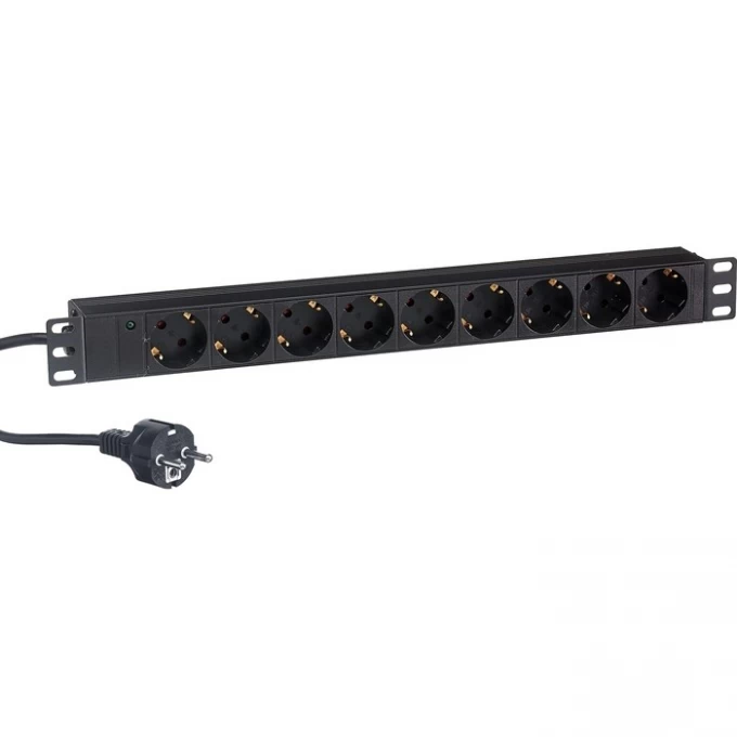 Блок розеток EXEGATE SERVERPRO PDU-19H904 AL-9S-EU2.5 EX280850RUS Блок розеток EXEGATE SERVERPRO PDU-19H904 AL-9S-EU2.5 EX280850RUS