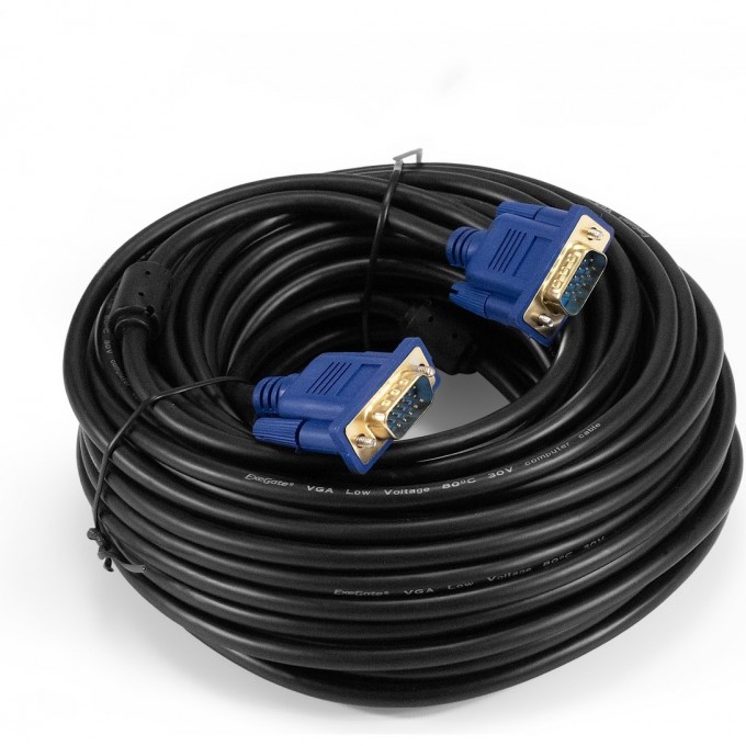 Кабель VGA Pro EXEGATE EX-CC-PVGA-15M15M-30.0 EX294728RUS Кабель VGA Pro EXEGATE EX-CC-PVGA-15M15M-30.0 EX294728RUS
