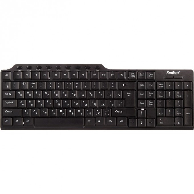 Клавиатура EXEGATE MULTIMEDIA PROFESSIONAL STANDARD LY-501M COLOR BOX EX264089RUS Клавиатура EXEGATE MULTIMEDIA PROFESSIONAL STANDARD LY-501M COLOR BOX EX264089RUS