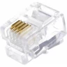 Коннектор EXEGATE PL11-4P4C-100 RJ-11, золотое напыление (100шт) EX293762RUS