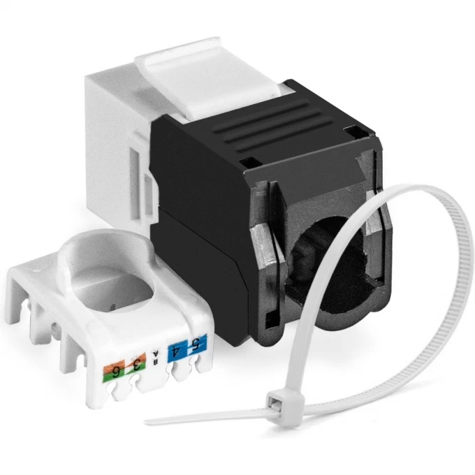 Модуль-вставка Keystone Jack RJ-45 EXEGATE KJ-8P8C-U-C5e-180-TL EX297343RUS Модуль-вставка Keystone Jack RJ-45 EXEGATE KJ-8P8C-U-C5e-180-TL EX297343RUS