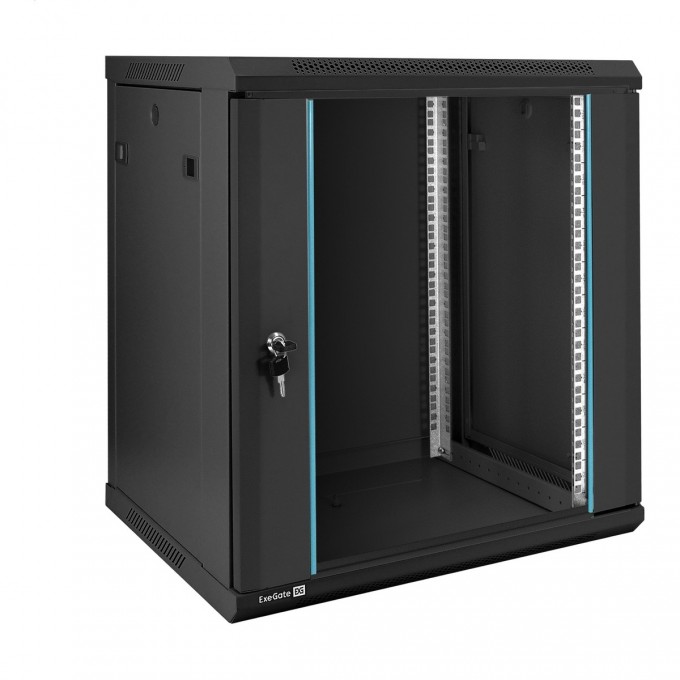Шкаф телекоммуникационный EXEGATE EC-WM-12U.450.G.BLACK EX298609RUS Шкаф телекоммуникационный EXEGATE EC-WM-12U.450.G.BLACK EX298609RUS