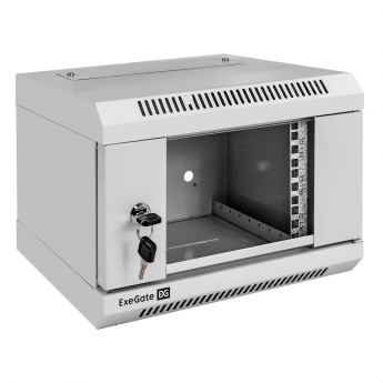 Шкаф телекоммуникационный EXEGATE EС-WM-4U.310.G.GREY Шкаф телекоммуникационный EXEGATE EС-WM-4U.310.G.GREY