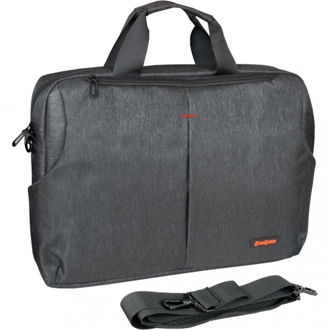 Сумка EXEGATE BUSINESSPRO EСС-012 BLACK, water resistant, черная, водоотталкивающий полиэстер, 15.6" EX283433RUS Сумка EXEGATE BUSINESSPRO EСС-012 BLACK, water resistant, черная, водоотталкивающий полиэстер, 15.6" EX283433RUS