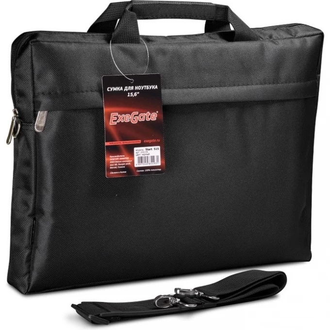 Сумка EXEGATE START S15 BLACK, черная, полиэстер, для ноутбуков до 15.6" EX205135RUS Сумка EXEGATE START S15 BLACK, черная, полиэстер, для ноутбуков до 15.6" EX205135RUS