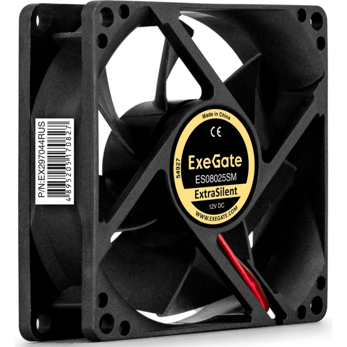 Вентилятор 12В DC EXEGATE EXTRASILENT ES08025SM EX297044RUS Вентилятор 12В DC EXEGATE EXTRASILENT ES08025SM EX297044RUS